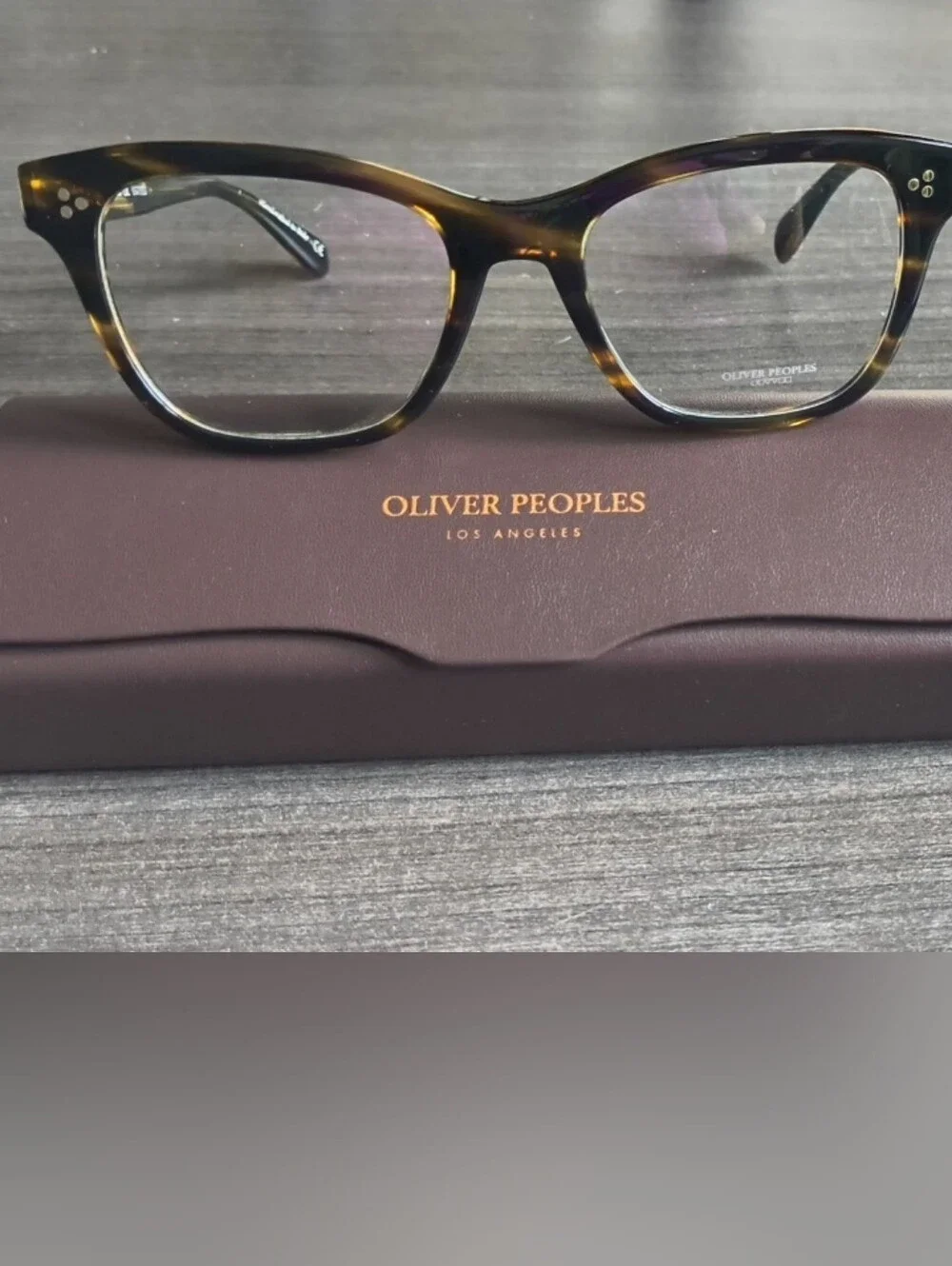 Oliver Peoples Brown Tortoiseshell Optical Frames